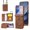 Brown, variant on Decase Wallet Case for Samsung Galaxy Z Flip 7, Crossbody Leather Phone Case with Kickstand and Card Slots, Magnetic Closure, Car Mount Compatible,Blue