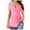 RD2, variant on Tops for Women Trendy Raglan Long Sleeve Shirt Women Ladies Short Sleeve Tops Womens Casual Summer Shirts Dressy Blouses V Tees Casual Top Blouse Chiffon Tunic Blouse Chiffon Work Blouses Yellow S