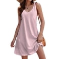 thumbnail image 1 of WILLBEST Vestidos Dama Vestido Informal sin Mangas para Mujer con Bolsillos Vestido Playero Bohemio de Verano Vestido Floral Chica, 1 of 3