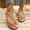 Beige, variant on Mfakffe Women Sandals Versatile Soft Slippers Breathable Non Slip Flats Beige 8.5 Wide(EU:41)