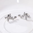 thumbnail image 3 of HANXIULIN Fashion Style Ladies Heartbeat Earrings Studs Fashion Jewelry Gift for Her, 3 of 7