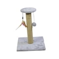 thumbnail image 4 of Milaget Cat Scratching Post Scratch Post Premium Sisal Rope Scratcher Kitten Cat Square Gray, 4 of 9