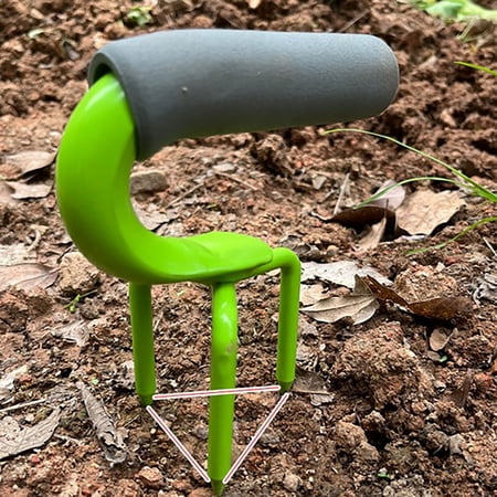 3-Prong Soil Scarifier Hand Garden Cultivator Steel Soil Scarifier with Foam Handle Portable Manual Tiller for Potted Plants Raised Beds Soil Loosening & Aeration Use