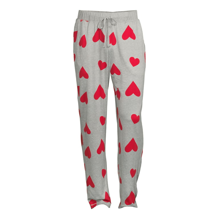  Hearts Valentines Day Pajama Pants for Women Sleep