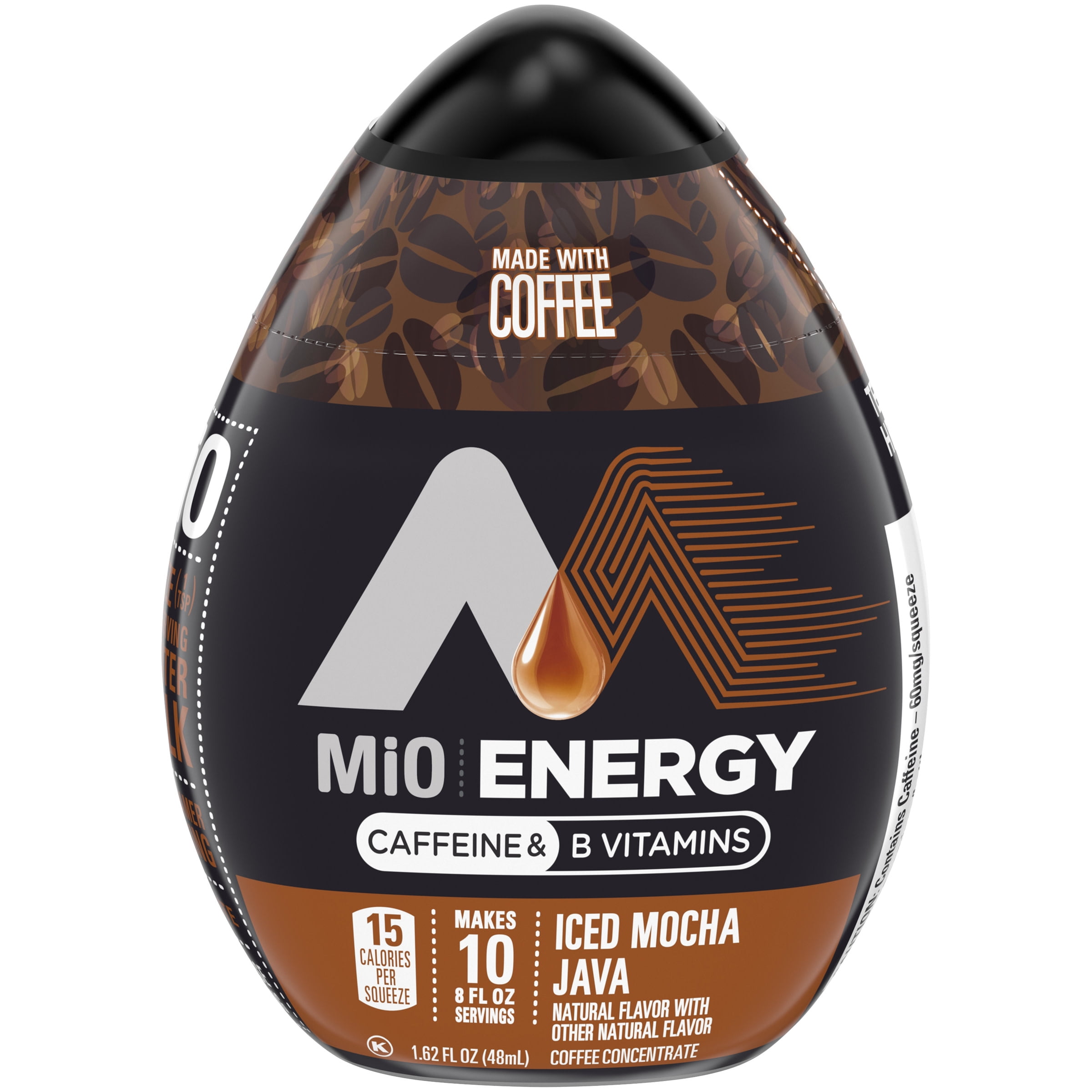 MiO Energy Iced Mocha Java Coffee Concentrate, Caffeinated, 1.62 fl oz