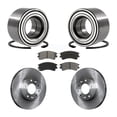 thumbnail image 1 of Transit Auto Front Wheel Bearing Disc Brake Rotors and Semi-Metallic Pads Kit for Car 2003-2005 Mazda 6 KBB-102527, 1 of 11
