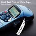 thumbnail image 5 of Compatible Label Replacement For Dymo Letratag Refills 91331 (s0721660) Lt Plastic Label Tape 1/2" X 13' (12mm X 4m) For Dymo Letratag Lt-100t Lt-100h, 5 of 5