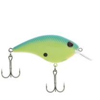 Berkley Frittside Fishing Lure, Blue Chartreuse, 5 Junior (1/4 oz)
