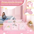 thumbnail image 2 of Parque infantil Jaobeem Pink, grande, 74 x 50 cm, para interiores y exteriores, 2 of 7