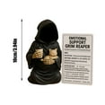 thumbnail image 2 of Emotional Support Grim Reaper Statue, Adorable Character Replica, Environmentally Friendly Pvc, Safe Non-Toxic, No Odor, Great Home Decor For Bedroom Living, 2 of 3