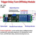 thumbnail image 6 of Timing Control Module 12V Cycle Delay Timing Time Relaying Module Adjustable Delay For Electronics Project Automation, 6 of 8