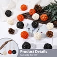 thumbnail image 6 of 15Pcs 3 Colors Wicker Rattan Balls Decorative Orbs Vase Fillers for Craft Party Wedding Decoration Mixed Color 49~50mm 5pcs/color DIY, 6 of 7