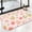 White-3, variant on Ultra Soft Absorbent Bath Mat 20x31.5 Inch Fluid Smoke Aurora Art Style, Spring Floral Flowers Print