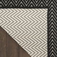 thumbnail image 6 of Nourison Horizon Indoor/Outdoor 4' x 6' Black Modern Rug, 6 of 10