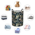 thumbnail image 4 of Fotbe Watercolor Floral Cesto de Ropa con Asas, Cesto Impermeable de Gran Capacidad, Bolsa de Lavado para Dormitorio, Cesto de Ropa con Ruedas y Asas-Medium, 4 of 6