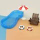 thumbnail image 4 of Dollhouse Beach Set Miniature Swimming Pool SwingRing Beach Chair for Playhouse Dollhouse Decorations Child Party-Favor, 4 of 4