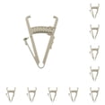 thumbnail image 2 of Guardurnaity Calibrador de pliegues cutáneos preciso 0-70 mm Herramienta de medición de probador de grasa corporal antideslizante Beige 10Conjunto, 2 of 6