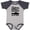 Baseball Heather and Navy, variant on Inktastic Future Submariner Like Daddy Boys or Girls Baby Bodysuit