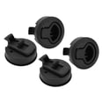 thumbnail image 2 of Round Deck Lock,  Latch ABS Plastic Black Anticorrosion  For Yacht For Boat For RV Trailer, 2 of 8