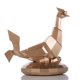 thumbnail image 3 of Pollo con Gafas Escultura de Resina Decoración del hogar Arte Moderno Figurilla Estatua de Tomfeel Escultura de resina, 3 of 7