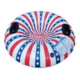 thumbnail image 2 of Inflatable Ski Ring PVC Sledding Tube Thicken Snow Tubing Winter Snow Tube with Handle, 2 of 6