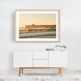 thumbnail image 5 of Pier at Sunrise, Fernandina Beach - Fernandina Beach Florida Photography Sunset Ocean Waves Coastal Seascape Beach Oak Framed Wall Art Print 12 x 18 inches, 5 of 6