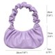 thumbnail image 4 of Bolsos de diseñador con diseño de nubes plisadas para mujer, bolso estilo retro con forma de bola de masa, bolso de compras para mujer, bolso tipo media luna debajo del brazo, bolso de mano de lujo de, 4 of 5