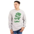 thumbnail image 3 of St Patricks Day Irish Leprechaun Long Sleeve TShirt Men Women Brisco Brands L, 3 of 6
