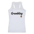 thumbnail image 1 of W Republic 557-170-WHT-03 Grambling State University Womens Script Tank Top, White - Large, 1 of 1