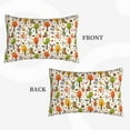 thumbnail image 2 of Lsque Animals Forest Pattern Pillow Case – Soft & Cozy Throw Pillow Cover, Hypoallergenic Cushion Case for Sleeping Women with Envelope Closure-14"x20", 2 of 6