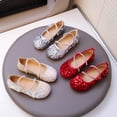 thumbnail image 3 of MEZZALL Child Girls Glitter Soft Sole Kids Shoes For Party And Play Lightweight Sandals Little Girls With Detail And Comfort Daily Adorable Casual Princess Solid Color Toddler Footwear, 3 of 3
