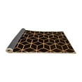thumbnail image 2 of Ahgly Company Indoor Square Abstract Orange Modern Area Rugs, 8' Square, 2 of 4