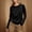 Black women fall winter long sleeve tunic a1, variant on thefmos Women's Fall Winter Long Sleeve Round Neck Tunic Tops Loose Fit Casual Basic Pullover Blouses Solid Color Sweatshirt for Daily Wear Cozy Layering Shirt, Navy S