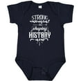 thumbnail image 3 of Inktastic Women Empowerment Strong Women Are Shaping History Girls Baby Bodysuit, 3 of 5