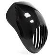 thumbnail image 4 of Krator Headlight Fairing Custom Prison Grill Black Cafe Visor Bracket Compatible with Harley Davidson Sportster, 4 of 5