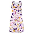thumbnail image 4 of Ailaofu Women's Casual Boho Beach Floral Nightgown - Summer Sleeveless Tank Sleep Dress, 4 of 7