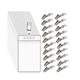 thumbnail image 1 of Mica Vertical Porta Credencial Gafete Ine 100 pz Transparente + 100 clip Plata, 1 of 5