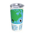 thumbnail image 2 of Taza de café de acero inoxidable con aislamiento de 20 oz para viajes con pajita, taza térmica portátil, juego de tres piezas con pajita, 2 of 7