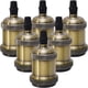 thumbnail image 1 of Portalámparas Edison vintage de bronce E27, 6 portalámparas de techo, adaptador de lámpara colgante retro, 1 of 5
