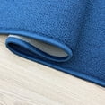 thumbnail image 3 of Custom Size Anti-Slip Machine Washable Loop Pile Blue Runner Rugs ( 4' x 26"), 3 of 7