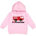 thumbnail image 2 of Inktastic I Heart Firetrucks Toddler Hoodie, 2 of 4