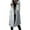 Gray, variant on LYXSSBYX Winter Coats for Women Womens Faux Gilet Long Sleeve Waistcoat Body Warmer Jacket Coat Outwear