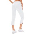 thumbnail image 5 of Women's Petite/Regular/TallCropped Yoga Dress Pants Capris Stretchy Work Ankle Pant, 5 of 6