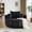 Black, variant on Leumius 55" Oversized Round Swivel Accent Chair,Upholstered Polyester 360 Degree Swivel Chair for Living Room, Bedroom, Lounge and Projection Room,Beige