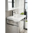 thumbnail image 4 of James Martin Vanities 055Bk1620wg2 Boston 19-5/8" Rectangular Porcelain Console Bathroom, 4 of 7
