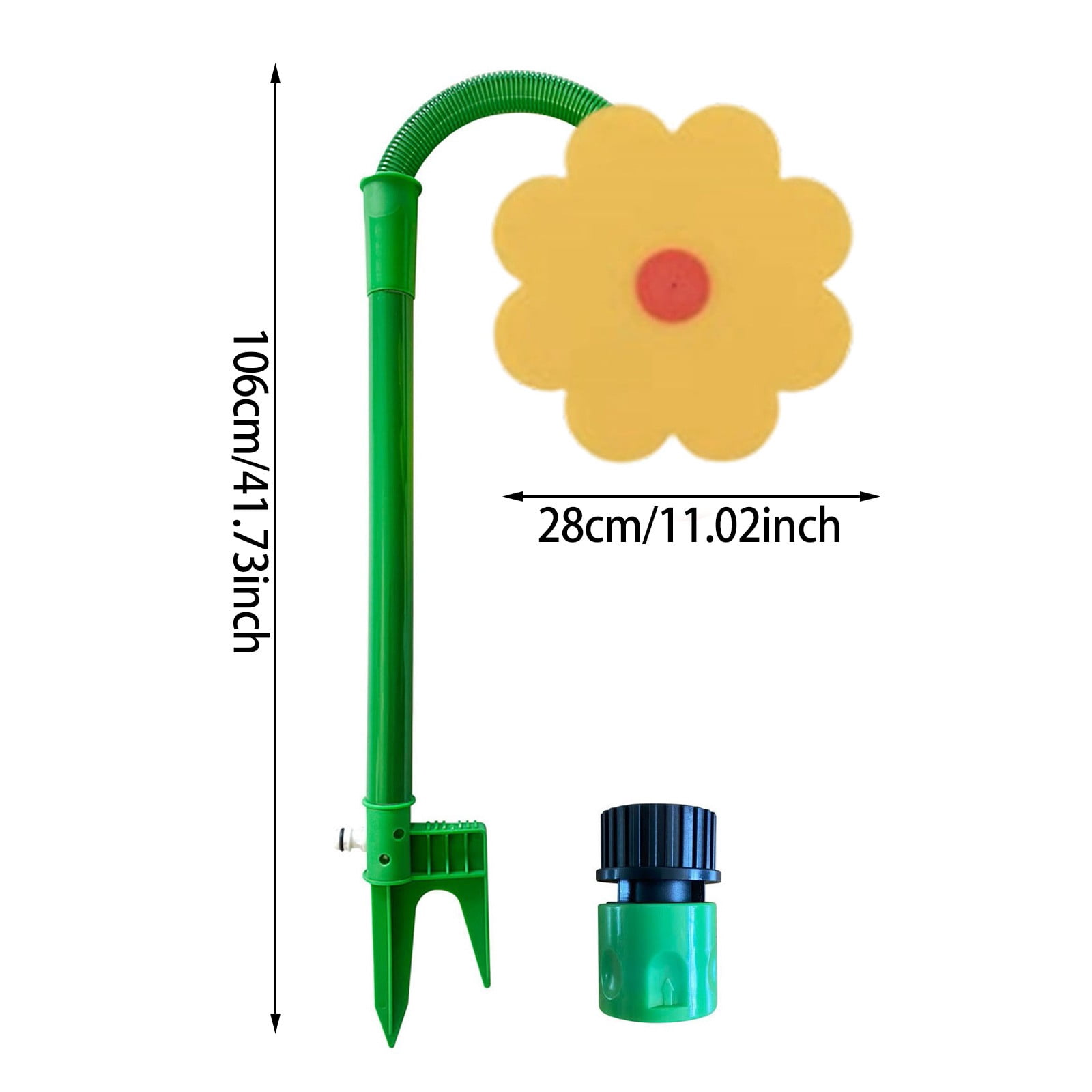 Irrigation Supplies Garden Sprinkler System with Rotating Water Feature and Dancing Spray for Outdoor Yard