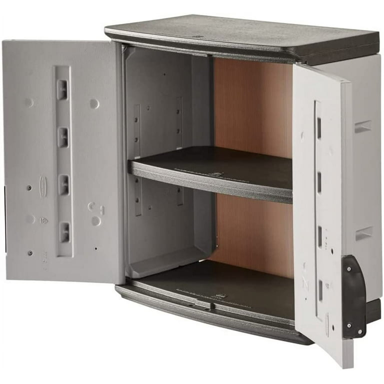 Rubbermaid® 24W x 27H x 14D Charcoal Wall Storage Cabinet at Menards®