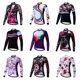 thumbnail image 2 of Weimostar - Maillot de ciclismo de otoño para mujer, manga larga, ropa de ciclismo de primavera, chaqueta de ciclismo de equipo profesional, camiseta de ciclismo de carretera para mujer, 2 of 5
