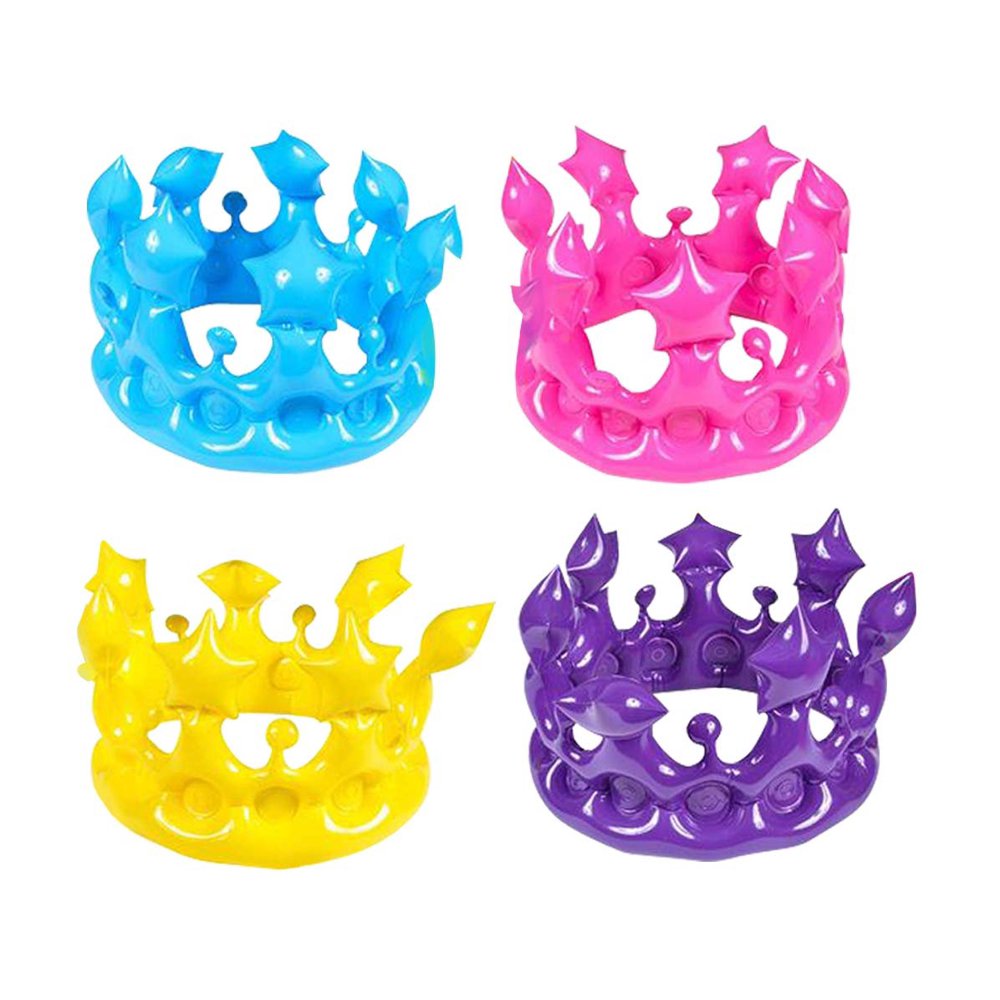 Kicko Inflatable Crowns 13.25 Inch Majestic Crown Inflates for King