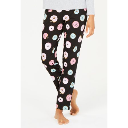 Jenni by Jennifer Moore Womens Cotton Pajama Pants,1-Piece Size Large Color Donuts